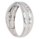 18ct White Gold 0.25ct Diamond Crossover Ring