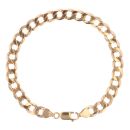 9ct Yellow Gold Curb Bracelet 8.5"