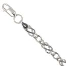 9ct White Gold Celtic Bracelet 7.5"