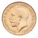 1914 George V Large Head UK Half Sovereign Coin