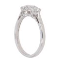 18ct White Gold 0.50ct Brilliant Cut Diamond Trilogy Ring