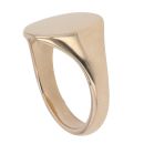 9ct Yellow Gold Plain Signet Ring