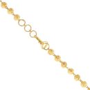 22ct Yellow Gold Embossed Knitted Bead Chain 24"
