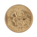 1913 George V Half Sovereign Coin