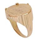 18ct Yellow Gold 1915 George V UK Full Sovereign Coin Ring