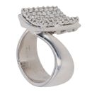 18ct White Gold 1.00ct Brilliant Cut Diamond Cluster Ring