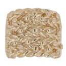 9ct Yellow Gold Five Row Keeper Ring