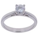 Platinum 0.70ct Brilliant Cut Lab Grown Diamond Solitaire Ring
