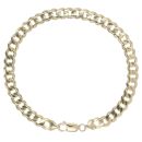 9ct Yellow Gold Curb Bracelet 8.5"