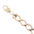 9ct Yellow Gold Curb Bracelet 8.5"