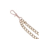 9ct Yellow Gold Double Albert T-Bar Bracelet 8.5"