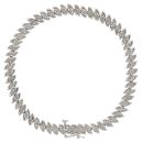 9ct White Gold 1.25ct Brilliant Cut Diamond Bracelet 7.5"