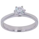 18ct White Gold 0.50ct Brilliant Cut Diamond Solitaire Ring
