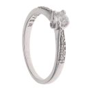 18ct White Gold 0.33ct Brilliant Cut Diamond Solitaire Ring