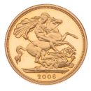 2006 Elizabeth II Fourth Portrait UK Full Sovereign Coin