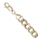 9ct Yellow Gold Curb Bracelet 8"