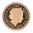 1998 Elizabeth II Fourth Portrait Half Sovereign Coin