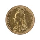 1890 Victoria Jubilee Head UK Full Sovereign Coin
