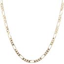 9ct Yellow Gold Figaro Chain 18"