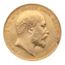 1910 Edward VII Large Head UK Full Sovereign Coin