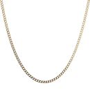 9ct Yellow Gold Curb Chain 22"