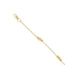 22ct Yellow Gold Beaded Bracelet 7"
