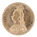 1892 Victoria Jubilee Head Australia Full Sovereign Coin