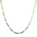 9ct Yellow Gold Figaro Chain 30"