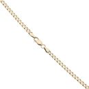 9ct Yellow Gold Curb Chain 18"