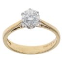 18ct Yellow Gold 1.04ct Brilliant Cut Diamond Solitaire Ring