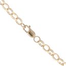 9ct Yellow Gold Patterned Belcher Chain 20"