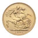 1892 Victoria Jubilee Head Australia Full Sovereign Coin