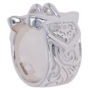 Sterling Silver Double Buckle Ring