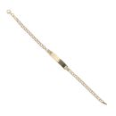 14ct Yellow Gold Child's ID 6" Bracelet