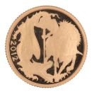 2012 Elizabeth II Fourth Portrait UK Quarter Sovereign Coin