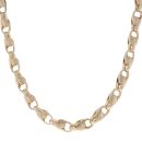 9ct Yellow Gold Patterned Tulip Chain 26"