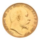 1910 George V Large Head UK Half Sovereign Coin