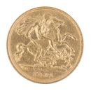 1902 Edward VII Large Head UK Half Sovereign Coin