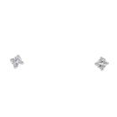 9ct White Gold 0.19ct Diamond Earrings by Anya Belle