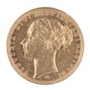 1883 Victoria Young Head Australia Full Sovereign Coin