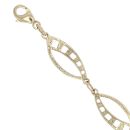 9ct Yellow Gold Fancy Bracelet 7"