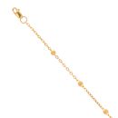 22ct Yellow Gold Bead Bracelet 7"
