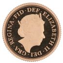 2015 Elizabeth II Fifth Portrait UK Half Sovereign Coin