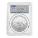 2017 1oz Kangaroo PCGS MS70 First Strike Australia Sealed Coin