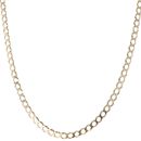 9ct Yellow Gold Curb Chain 20"