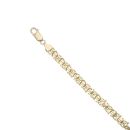 9ct Yellow Gold Byzantine Bracelet 7.5"