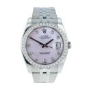 Rolex Custom Datejust Pre Owned Watch Ref 116200
