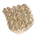 9ct Yellow Gold Five Row Keeper Ring