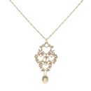 9ct Yellow Gold Love Spoon Pendant and Chain 24"