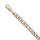 9ct Yellow Gold Rollerball Bracelet 8"